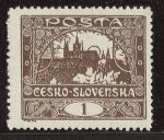 Obrázek k výrobku 3534 - 1918, ČSR I, 017B, Hradčany, **