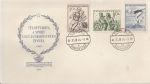 Obrázek k výrobku 8094 - 1954, ČSR II, FDC0772/0774, Výročí úmrtí Stalina a Gottwalda