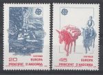 Obrázek k výrobku 10925 - 1988, Andorra (Francouzská pošta), 390/391, EUROPA - Transportní a komunikační prostředky, **