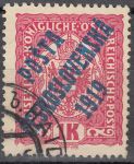Obrázek k výrobku 11783 - 1919, ČSR I, 0046, PČ 1919 - Výplatní známky malého formátu z let 1916-1918 (státní znak), ⊙