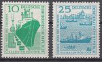Obrázek k výrobku 12048 - 1958, NDR, 0634, Stavba námořního přístavu Rostock (I), **