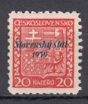 Obrázek k výrobku 12576 - 1939, Slovenský štát, 004, Přetisk Slovenský štát 1939, **