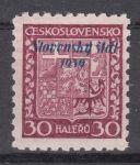 Obrázek k výrobku 12582 - 1939, Slovenský štát, 004, Přetisk Slovenský šát 1939, posun, **