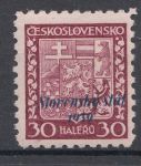 Obrázek k výrobku 12583 - 1939, Slovenský štát, 006, Přetisk Slovenský štát 1939, posun, **