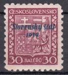 Obrázek k výrobku 12588 - 1939, Slovenský štát, 006, Přetisk Slovenský štát 1939, posun, **