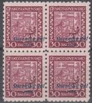 Obrázek k výrobku 12600 - 1939, Slovenský štát, 006, Přetisk Slovenský štát 1939, 4blok, posun, **