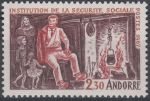 Obrázek k výrobku 14890 - 1967, Andora (Francouzská pošta), 0201, 100. výročí Nové státní reformy, **