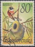 Obrázek k výrobku 15656 - 1967, ČSR II, 1588, Vodní ptactvo: Lžičák pestrý, ⊙