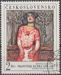 Obrázek k výrobku 15729 - 1967, ČSR II, 1650, Umění: P. Brandl - Vlastní podobizna, ⊙