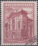 Obrázek k výrobku 15971 - 1955, ČSR II, 0855A, Mezinárodní výstava poštovních známek PRAGA 1955: Letohrádek Belveder, ⊙