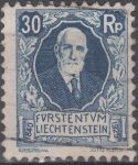 Obrázek k výrobku 16055 - 1925, Lichtenštejnsko, 0070, Výplatní známka - Vnitřní dvůr hradu Vaduz, ⊙
