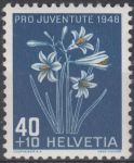 Obrázek k výrobku 16409 - 1948, Švýcarsko, 0514/0517, Pro Juventute: 100. výročí narození Ulricha Willeho, Alpské květiny, **