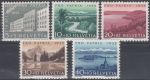 Obrázek k výrobku 16513 - 1954, Švýcarsko, 0597/0601, Pro Patria: 100. výročí úmrtí P. A. Zwyssiga, Jezera a vodopády **