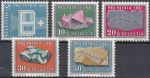 Obrázek k výrobku 16814 - 1960, Švýcarsko, 0714/0718, Pro Patria: Řemesla, Minerály a zkameněliny **