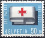 Obrázek k výrobku 16903 - 1963, Švýcarsko, 0778, Pro Patria: Červený kříž: Krevní konzerva ** o