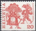 Obrázek k výrobku 17094 - 1977, Švýcarsko, 1102Eor, Výplatní známka: Lidové zvyky ∗∗ 