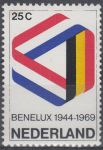 Obrázek k výrobku 17138 - 1964, Nizozemí, 0829, 20 let celní unie BENELUX ∗∗