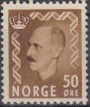 Obrázek k výrobku 17431 - 1950, Norsko, 0361, Výplatní známka: Král Haakon VII. ∗∗