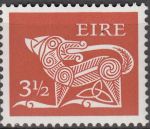 Obrázek k výrobku 17477 - 1971, Irsko, 0255, Výplatní známka: Ranné irské umění - Pes ∗∗