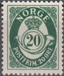 Obrázek k výrobku 17505 - 1962, Norsko, 0480x, Výplatní známka: Poštovní trubka ∗∗