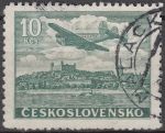 Obrázek k výrobku 17589 - 1946, ČSR II, L16, Let Praha-New York ⊙