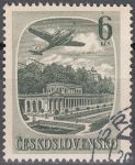Obrázek k výrobku 17594 - 1946, ČSR II, L24, Letecké motivy: Letadlo nad Prahou ⊙