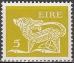 Obrázek k výrobku 17618 - 1974, Irsko, 0298XDr, Výplatní známka: Ranné irské umění - Pes ∗∗