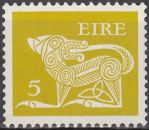 Obrázek k výrobku 17619 - 1974, Irsko, 0298ZA, Výplatní známka: Ranné irské umění - Pes ∗∗