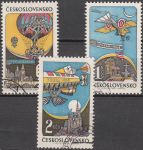 Obrázek k výrobku 17650 - 1967, ČSR II, L63/L68, Letecké známky: Československá letadla ⊙