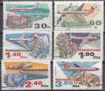 Obrázek k výrobku 17651 - 1967, ČSR II, L63/L68, Letecké známky: Československá letadla ⊙