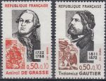 Obrázek k výrobku 17793 - 1972, Francie, 1799/1800, Významní francouzi ∗∗