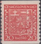 Obrázek k výrobku 17944 - 1929, ČSR I, 0249a, Výplatní známka: Státní znak ∗∗