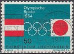 Obrázek k výrobku 18649 - 1964, Lichtenštejnsko, 0437, Olympijské hry Innsbruck a Tokio ⊙