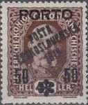 Obrázek k výrobku 18866 - 1919, ČSR I, 0077, PČ 1919: Doplatní známky z roku 1916 (malé číslice, s názvem státu) ∗∗
