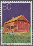 Obrázek k výrobku 19450 - 1978, Lichtenštejnsko, 0699, Výplatní známka: Stavení - Fara, Mauren ⊙