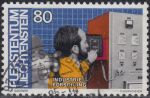 Obrázek k výrobku 19726 - 1984, Lichtenštejnsko, 0856, Výplatní známka: Člověk a práce - Lékařství ⊙