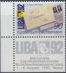 Obrázek k výrobku 19982 - 1991, Lichtenštejnsko, 1026, Národní výstava poštovních známek LIBA ´92, Vaduz ∗∗