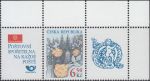Obrázek k výrobku 20283 - 2003, Česko, 0354K, Blahopřejná známka: Růže nad Prahou (I) ∗∗ 