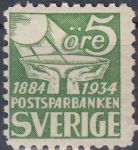 Obrázek k výrobku 20381 - 1933, Švédsko, 0220IIAI, 50 let švédské spořitelny ∗∗ 