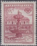 Obrázek k výrobku 20405 - 1955, ČSR II, 0853AI, Mezinárodní výstava poštovních známek PRAGA 1955 ∗∗