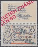 Obrázek k výrobku 20416 - 1980, ČSR II, 2460, Mezinárodní veletrh poštovních známek ESSEN 80 ∗∗