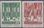 Obrázek k výrobku 20576 - 1958, Švédsko, 0443C/0445C, 100. výročí narození Selmy Lagerlöfové ∗∗ 