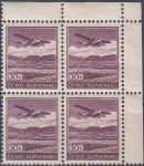 Obrázek k výrobku 21230 - 1939, ČSR I, L15, Letecká známka: Letecká - definitivní vydání ∗∗ 4blok