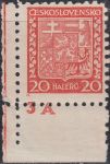 Obrázek k výrobku 21312 - 1929, ČSR I, 0249DČ, Výplatní známka: Státní znak ∗∗ r