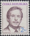 Obrázek k výrobku 21353 - 1993, Česko, 0003DV, Výplatní známka: Prezident ČR Václav Havel ∗∗
