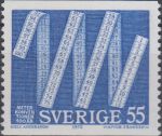 Obrázek k výrobku 21384 - 1975, Švédsko, 0891, 50 let poštovního provozu švédských složenek ∗∗
