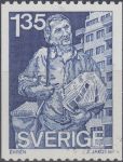 Obrázek k výrobku 21659 - 1981, Švédsko, 1140, Výplatní známka: Sokol ∗∗