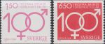 Obrázek k výrobku 21755 - 1984, Švédsko, 1267/1269, 100 let Poštovní spořitelny ∗∗