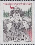 Obrázek k výrobku 22017 - 1990, Švédsko, 1600, 100 let Pracovní ochrany ∗∗