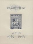 Obrázek k výrobku 22040 - 1946, ČSR II, A0435TDH, 1. výročí Květnového povstání ∗∗∗